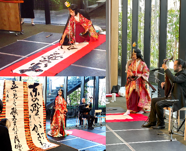 書家 青柳雛 書道パフォーマンス